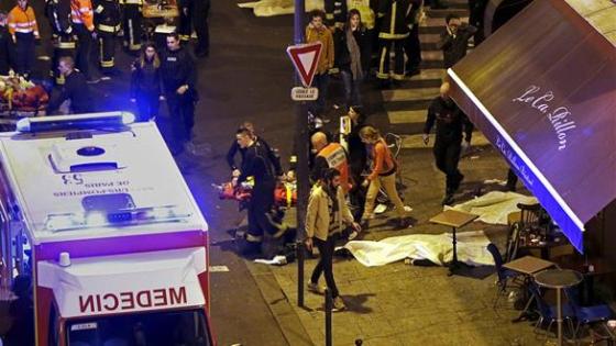 اخر إحصائية لليوم جراء الإعتداءات الباريسية تبين مقتل 129 وإصابة 352 جريح