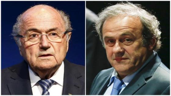 الحكم على رئيس الفيفا والرئيس الأوروبي لكرة القدم