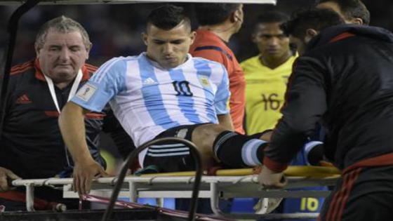سيرخيو أجويرو يغيب عن الملاعب لمدة شهر بسبب الإصابة